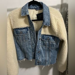 Abercrombie Sherpa Denim Jacket